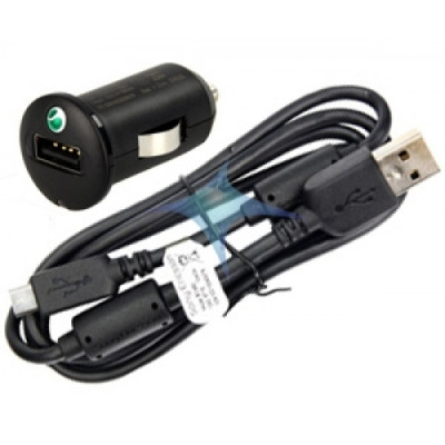Зарядни Зарядни за кола Зарядно за кола EC450 оригинално 12-24 v micro USB Sony Ericsson
